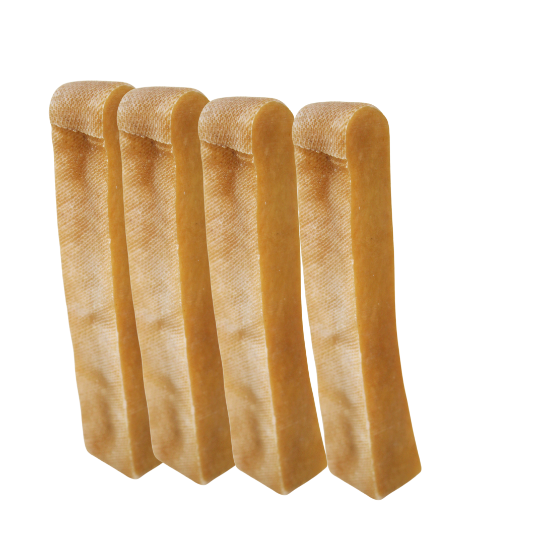 Taboche Dog Chew- Yak Cheese - All Natural & Organic- Long Lasting- A Flavor of The Himalayas - Medium Pack of 4- 396 Grams- 14 oz