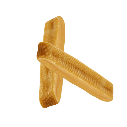 Taboche Dog Chew- Yak Cheese - All Natural & Organic- Long Lasting- A Flavor of The Himalayas - Large - 6.6 oz (187g) - Pack of 2